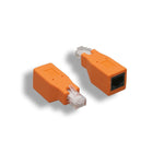 CAT5/CAT6 RJ45 Crossover Adapter Male to Female