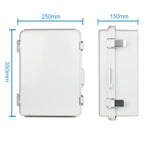IP67 Outdoor Waterproof ABS Plastic 16"x12"x7" Electrical Junction Box w/Mounting Plate 102516