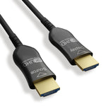 Hybrid Active Optical Fiber HDMI Cable 2.0 Plenum-Rated 4K@60Hz 18Gbps