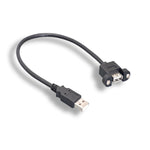 USB 2.0 Type A Panel Mount Extension Cable