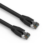0.5Ft Cat8 S/FTP Ethernet Network Cable 2GHz 40G Booted 24AWG Black