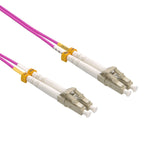 LC/UPC-LC/UPC OM4 Multimode Duplex Erika Violet 50/125 Fiber Optic Patch Cable 102957