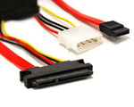 18” SATA 7P+15P to SATA/4-pin Power Cable - EAGLEG.COM