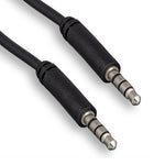 3.5mm TRRS Male to Male Audio & Microphone Cable 201803