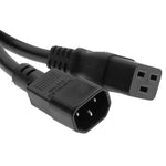 6Ft Power Cord C14 to C19 Black/ SJT 14/3 - EAGLEG.COM