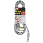 6Ft 10/3 30 Amp Gray 3-Wire Dryer Cord - EAGLEG.COM