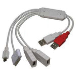 4 Port USB2.0 Squid Hub, iPod/Mini5/A-Female x 2 - EAGLEG.COM