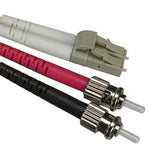 2M LC-ST Duplex Multimode 50/125 Fiber Optic Cable - EAGLEG.COM