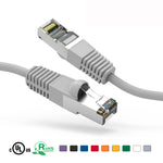 2Ft Cat5e Cable Shielded (FTP) Ethernet Network Cable Booted - EAGLEG.COM