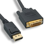 10Ft Display Port Male to DVI Male Cable - EAGLEG.COM