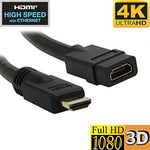 3Ft 28AWG UHD HDMI Cable High Speed w/Ethernet Extension CL3/FT4 4K 60Hz 3840x2160 - EAGLEG.COM