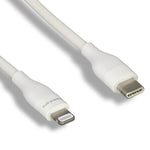 3Ft MFi Certified USB-C To Lightning Sync & Charging Cable White