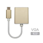 6 Inch USB 3.1 Type-C G1 to VGA Female Adapter Aluminum - EAGLEG.COM