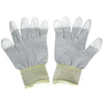 Conductive Glove, Fingers Coated w/Polyurethane Medium - EAGLEG.COM