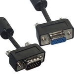 Ultra Slim SVGA Extension Cable, Slim VGA Extension Cable w/Ferrites - EAGLEG.COM