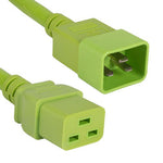 12AWG C20 to C19 Server Power Cord 20A 250V Green