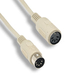 6Ft DIN5 M/F AT Keyboard Extension Cable
