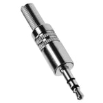 3.5mm Stereo Plug Metal Housing w/Spring Wire Protection
