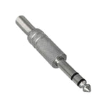 1/4-Inch Stereo Plug Metal w/Spring Strain Release