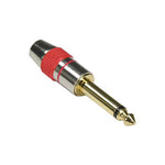 1/4-Inch Mono Metal Plug Gold Plated