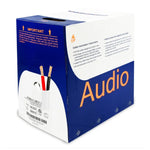 500Ft 12AWG/2C OFC Stranded Riser (CMR) Audio Cable White