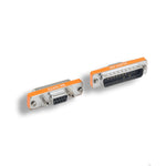 Low Profile Mini AT Modem Adaptor DB9F to DB25M