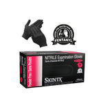 SKINTX Black Nitrile Exam Powder-Free Gloves - Medical Nitrile Gloves