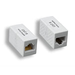 RJ45 Cat6 Inline Coupler Female to Female White