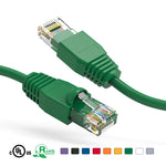 4Ft CAT6A Ethernet Patch Cable Booted Green