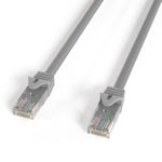 0.5Ft CAT6A Ethernet Patch Cable Ferrari Boot Gray C6A-800GY