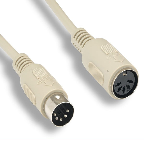 DIN5 Male to Female AT Keyboard Extension Cable | Eagle Electronics ...