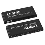 4Way HDMI Splitter 4K@60Hz, HDMI v2.0, HDCP 2.2 HDMI-555