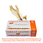 Great Glove Stretch Vinyl Powder-Free Gloves 100/BX 10-BOXES /CASE 1000PCS NMSTV70005