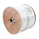 500Ft RG-6/U 60% BC Dual Siamese Riser (CMR) Bare Copper Coaxial Cable