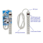 8-Outlet Surge Protector With 6-Foot Cord