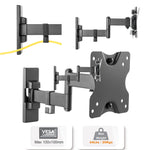 13"~27" Economy Full-Motion TV Wall Mount w/10.4" Arm LDA21-112