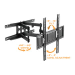 LED LCD TV Mount for 32~70" w/ 18.4" Arm 62~468mm Full Motion, 400x400 VESA, LPA63-446 Details