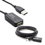 65Ft USB2.0 A-Male to A-Female Active Repeater Cable