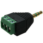 3.5mm TRS Plug to 3-Pin Terminal Adapter - EAGLEG.COM