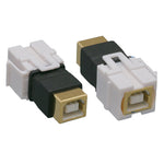 USB 2.0 Type B to B F/ F Keystone Jack - EAGLEG.COM