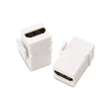 HDMI Female to Female Keystone Coupler White