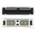 Cat6 110 Type Patch Panel 12Port Vertical w/Bracket - EAGLEG.COM