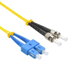 ST/UPC-SC/UPC Singlemode Duplex 9/125 Fiber Optic Patch Cable 102780