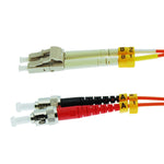 LC/UPC-ST/UPC OM1 Multimode Duplex 62.5/125 Fiber Optic Patch Cable - EAGLEG.COM