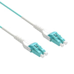 Uniboot LC/UPC-LC/UPC OM3 9/125 Multimode Duplex OFNR 2.0mm Aqua Fiber Optic Cable Sta 105387