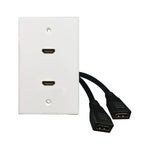 Dual HDMI Wall Plate Pigtail - EAGLEG.COM
