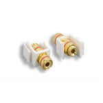 Snap-In Red Banana Jack F-F Keystone Insert Module