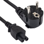 6Ft 18AWG European Schuko Power Cord CEE 7/7 Right Angle To IEC-60320-C5 - EAGLEG.COM