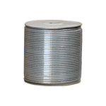 1000Ft UL 4 Conductor Silver Modular Cable 26AWG