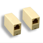 RJ45 Modular Inline Coupler Reverse Ivory